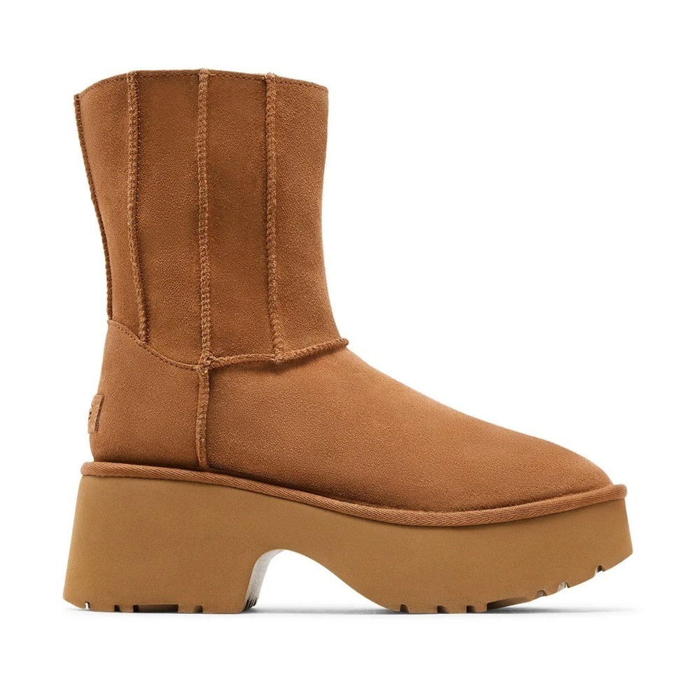 UGG Womens Classic Twin Seam Heights Chestnut Platform Boots 1158313 Size 12 New - Picture 5 of 16